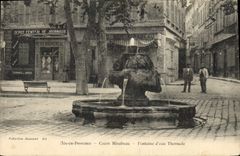 CPA Aix en Provence Cours Mirabeau Fontaine d'eau Thermale 