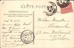 CPA Aix en Provence Cours Mirabeau Fontaine d'eau Thermale 