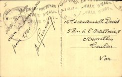 CPA Aix en Provence Fontaine d'eau chaude 