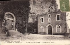 CPA La Sainte Baume L'Entree de la Grotte 
