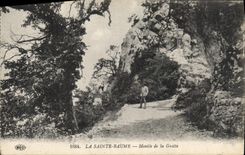 CPA La Sainte Baume Montee de la Grotte 