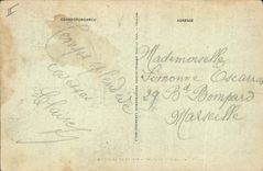 CPA La Sainte Baume Facade de la Grotte 