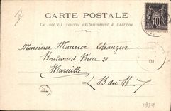 CPA La Sainte Baume Montee du Saint Pilon 