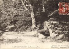 CPA La Sainte Baume La Fontaine de Nans 