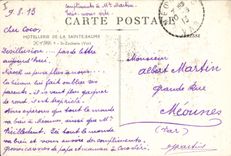 CPA La Sainte Baume La Fontaine de Nans 