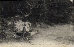 CPA La Sainte Baume Fontaine de Nans 