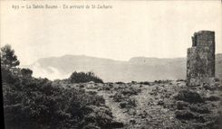 CPA La Sainte Baume En Arrivant de St Zacharie 