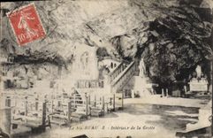 CPA La Ste Beaume Interieur de la Grotte 