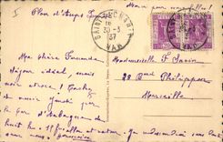 CPA Sainte Baume Var Vue de la Grotte du Saint Pilon et Foret 