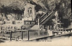 CPA La Sainte Baume Interieur de la Grotte 