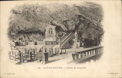 CPA Sainte Baume Grotte et Chapelle 