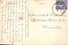 CPA La Sainte Baume Escaliers de la Grotte 