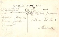 CPA La Sainte Baume Descente de la Grotte 