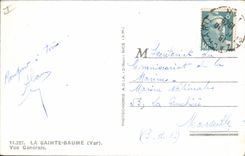 CPA La Sainte Baume Var Vue Generale 