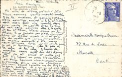 CPA La Sainte Baume Var Vue generale Foret Moutons