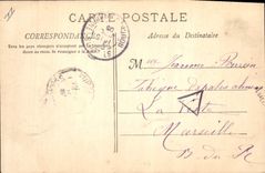 CPA La Sainte Baume Entree de la Grotte 