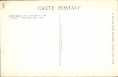 CPA La Sainte Baume Depart des Cars 