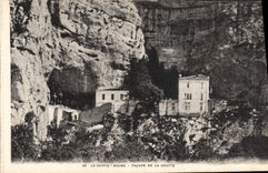 CPA La Sainte Baume Facade de la Grotte 