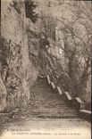 CPA La Sainte Baume Var La Montee a la Grotte 