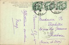 CPA La Sainte Baume La Grotte et le Saint Pilon 