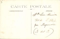 CPA La Ste Baume Interieur de la Grotte Statue de Ste Marie Madeleine 