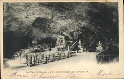 CPA La Sainte Baume L'Interieur de la Grotte 