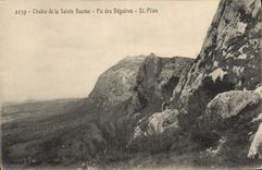 CPA Chaine de la Sainte Baume Pic des Beguines St Pilon 