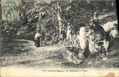 CPA La Sainte Beaume La Fontaine de Nans 