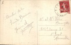 CPA La Sainte Baume Montee du Saint Pilon 