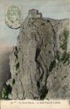 CPA La Sainte Baume Le Saint Pilon et la Grotte 