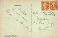 CPA La Sainte Baume Montee de la Grotte 