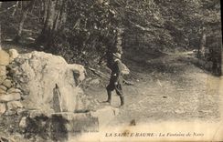 CPA La Sainte Baume La Fontaine de Nans 