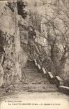 CPA La Sainte Baume Var La Montee de la Grotte 