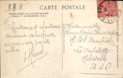 CPA Hotellerie de la Sainte Baume St Zacharie Var 