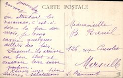 CPA La Sainte Baume Le grand chene dans la foret 