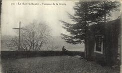 CPA La Sainte Baume Terrasse de la Grotte 