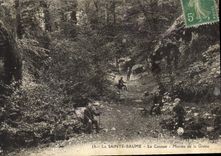 CPA La Sainte Baume Le Canape Montee de la Grotte 