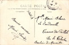 CPA La Sainte Baume Interieur de la Grotte 