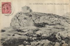 CPA La Sainte Baume Le Saint Pilon Vue prise sur le plateau 