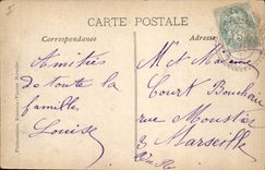 CPA La Sainte Baume Interieur de la Grotte 