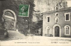 CPA La Sainte Baume Terrasse de la Grotte 