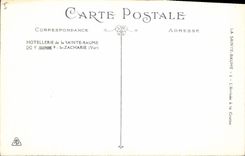 CPA Hotellerie de la Sainte Baume St Zacharie Var 