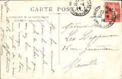 CPA La Sainte Baume Vue Generale Hotellerie de la Sainte Baume St Zacharie Var 