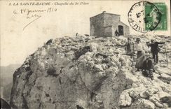 CPA La Sainte Baume Chapelle du St Pilon 