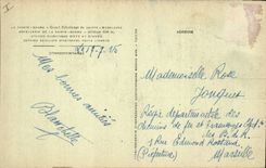 CPA La Sainte Baume Escaliers de la Grotte 