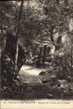 CPA Foret de la Sainte Baume Descente de la Grotte par le Canape 