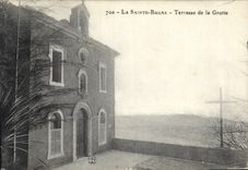 CPA La Sainte Baume Terrasse de la Grotte 