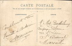 CPA La Ste Baume Arrivee a la Grotte 