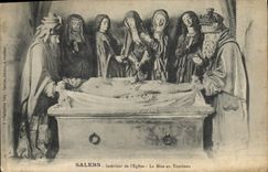 CPA La Tolede Auvergnate Salers Cantal Cour d'Honneur de la Maison de Bargues 