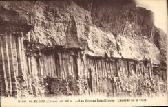 CPA St Flour Cantal Les Orgues Basaltiques L'entree de la ville 